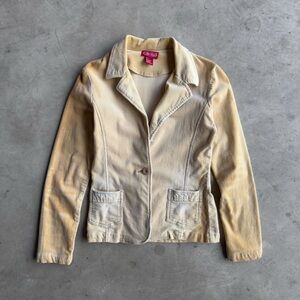Vintage 2000s BeBop Heritage Corduroy Sun Faded Blazer